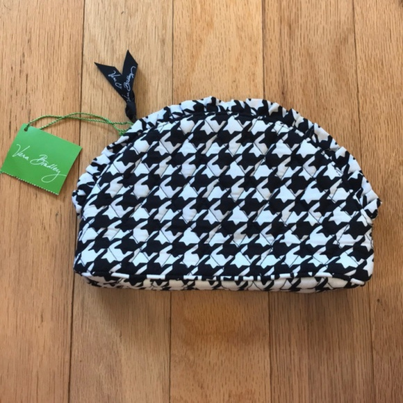 Vera Bradley Handbags - NWT Vera Bradley Ruffle Cosmetic houndstooth